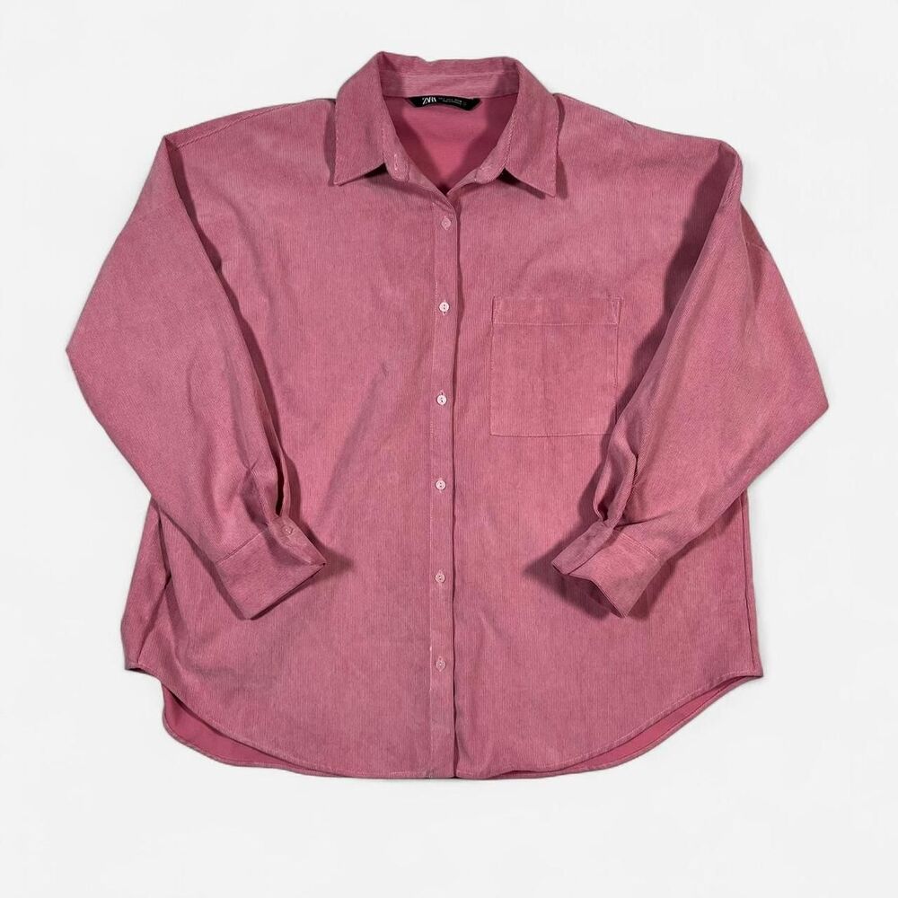 Zara Men's Pink Shirt